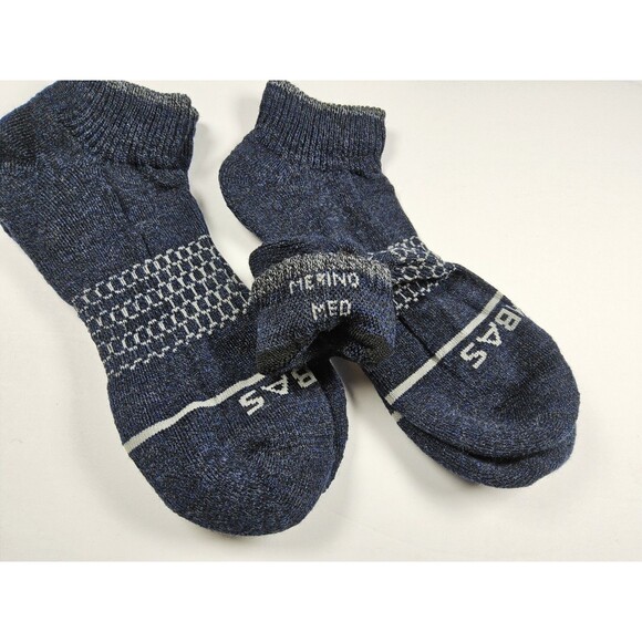 Bombas Merino Wool Lot Of 2 Pairs Quarter Socks Size M - Picture 4 of 4